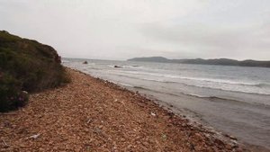 Остров Путятин , Не дошли до острова Аскольда, сильная волна