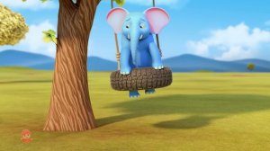 Ek Mota Hathi, एक मोटा हाथी, Hathi Poem and Kids Song for Babies