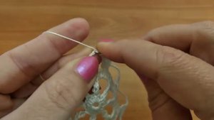 Шарик № 4 на елочку  крючком. Вязание крючком