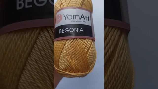 Подробный обзор пряжи 100% хлопок YarnArt Begonia №4653 Желтый