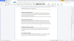 WPS Office Word How To Insert A Line Tutorial