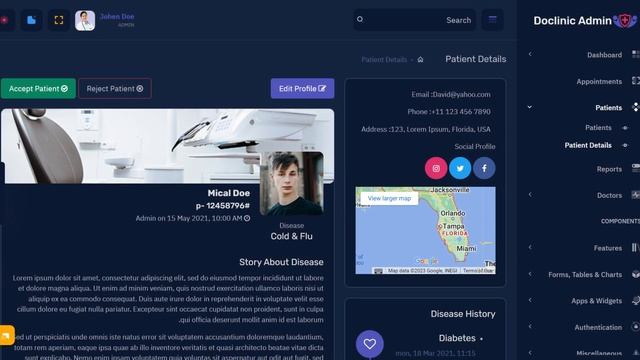 Doclinic Admin - Best Hospital Dashboard With Bootstrap Ui Framework смотреть онлайн