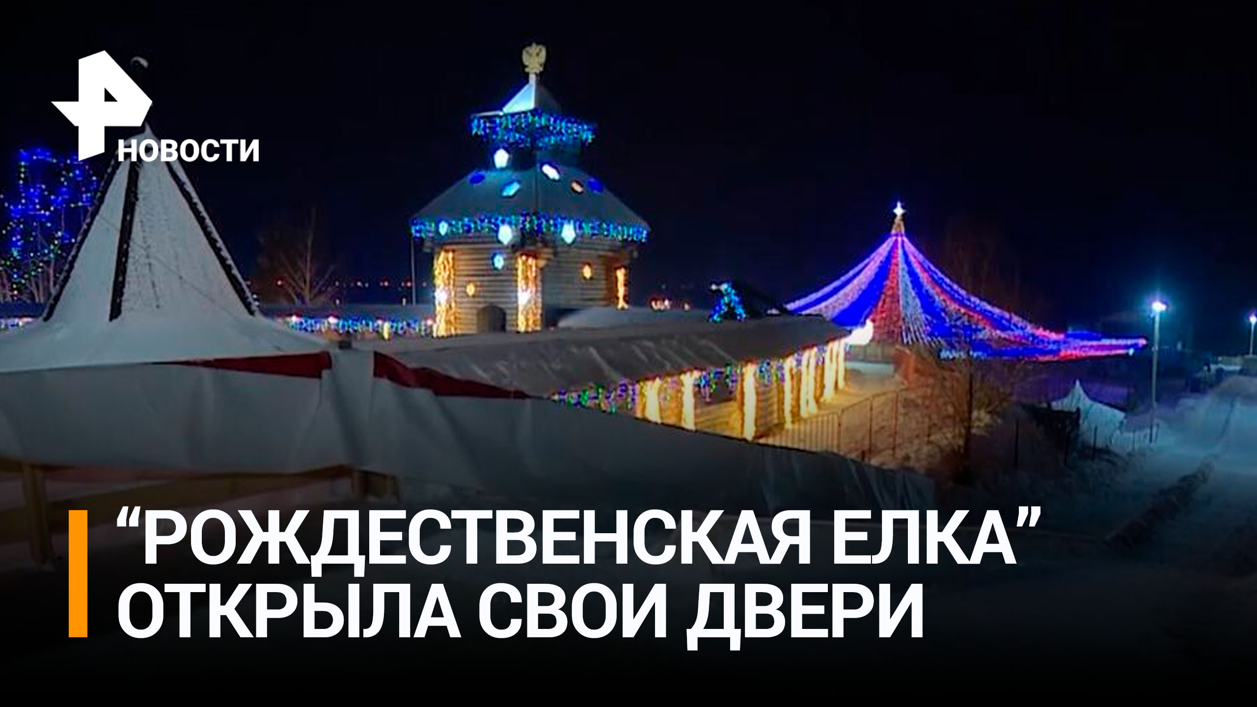 Новогодняя елка с участием звезд бокса стартовала в России / РЕН Новости