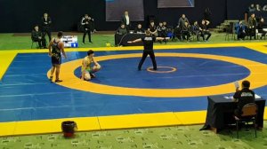 Чемпионат Казахстана по греко римской борьбе, 14 лет вес до 110кг. Шымкент 02.03.2022г.(2)
