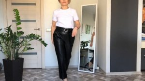 Обзор брюк из экокожи