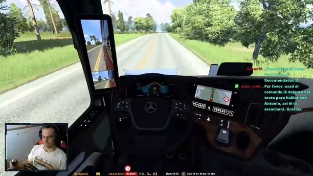 Ets 2, Probamos el mercedes actros mp5 edition, mapa Brazil north, !opentrack, !discord, 1080/60fps смотреть онлайн