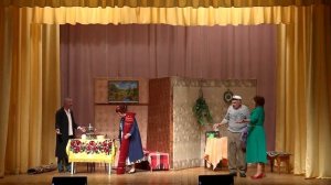 Брейтовский народный театр.  Спектакль Прибалтийская кадриль.   Режиссер В. Смирнова