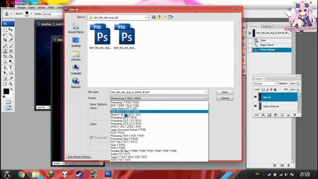 Payday 2 Mod : Retexturing UAR Rifle смотреть онлайн
