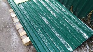 Самый простой навес размером 4,65х12 метров