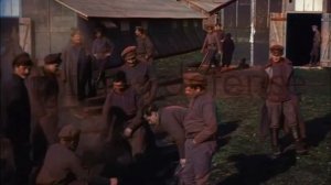 Русские солдаты в казармах. Люр, Верхняя Сона, Франция. 20 февраля 1918 года.