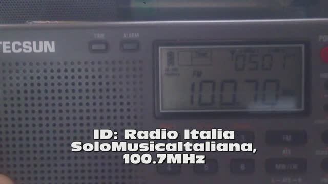 16.06.2019 08:06UTC, [Es], Radio Italia SolomusicaItaliana, Италия, 100.7МГц