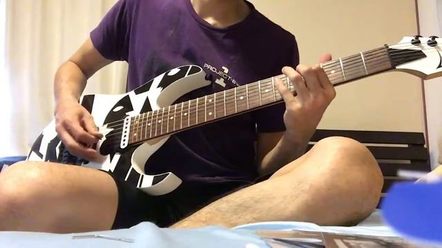 [POSCA]self made paint dream theater Ibanez RG7421 смотреть онлайн