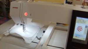 #4 Вышивальная машина JANOME MC 500E. Пробная вышивка.