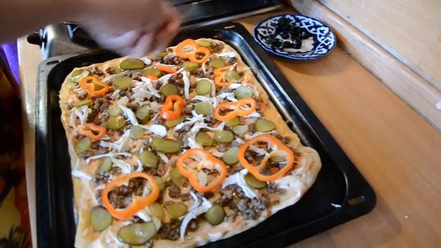 Рецепт Мексиканской пиццы. Готовим дома. смотреть онлайн