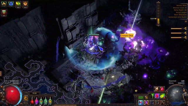 POE 3.13 Caustic Arrow/Death's Oath Occultist - Delve Lich Boss смотреть онлайн