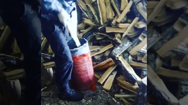 Быстрая Укладка и доставка дров Саратов #дрова  #сетки#дровница #дровокол#splitter