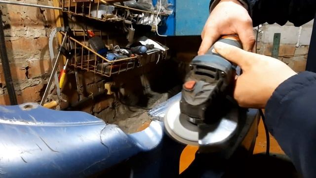часть 2: запаивание глубоких царапин на бампере своими руками