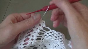 Овальная салфетка. Часть 4.