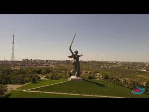 Мемориал «Героям Сталинградской битвы» на Мамаевом Кургане в преддверии 9 мая! #air34region