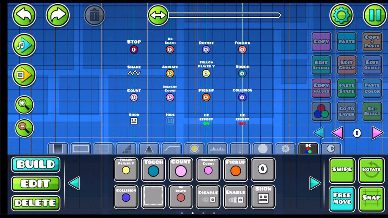 ВСЕ тригеры ГД - как пользоваться тригерами в geometry dash#1