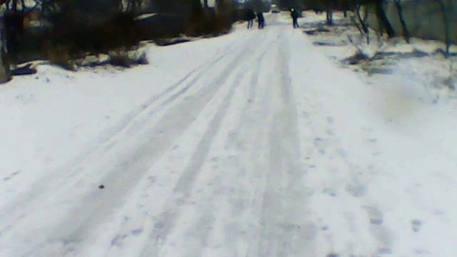 Покатушка № 3 ( Пьяная женщина на санках ) смотреть онлайн