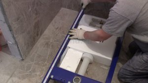 На какой высоте ставить вешать крепить подвесной унитаз на инсталляцию