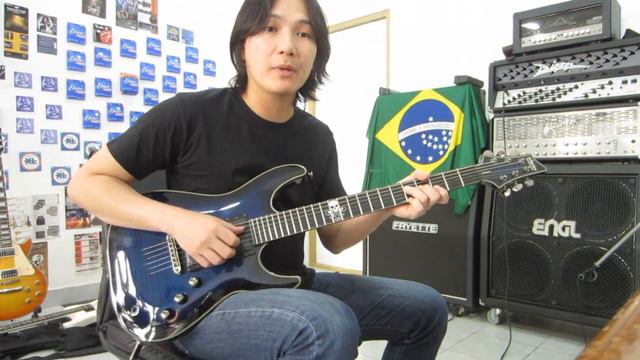 Schecter Blackjack Sls Guitar Clean Sound смотреть онлайн