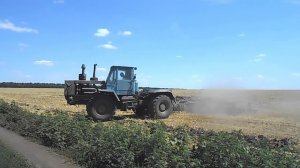 борона тяжелая бдт 7 с трактором Т150