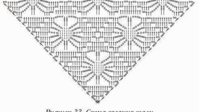 Вязание крючком. 20 СХЕМ ДЛЯ ШАЛЕЙ. смотреть онлайн