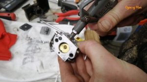 Бензопила STIHL MS 180 не набирает обороты. Ремонт без слов.