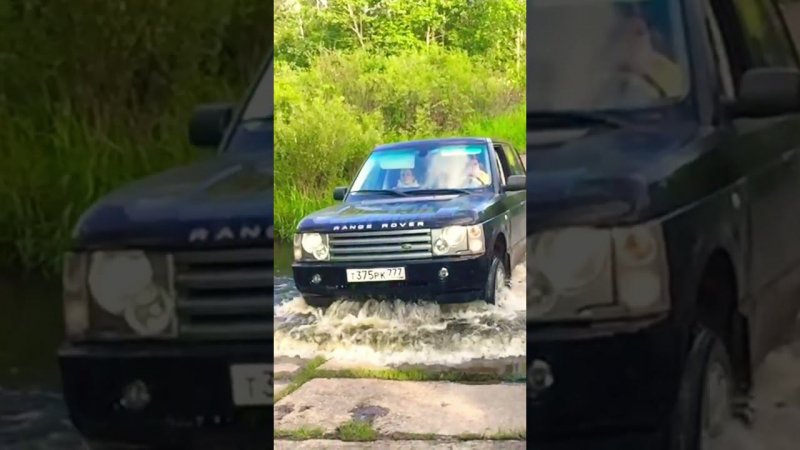 RANGE ROVER водные процедуры… #landrover #rangerover #shorts #offroad