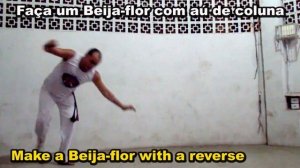 Capoeira Tutorial#90  (Beija flor com Helicóptero / Y Kick with helicopter)