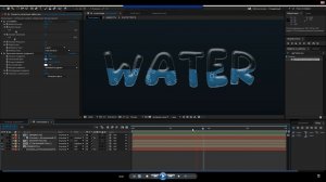 СТЕКЛЯННЫЙ ТЕКСТ -  Урок Афтер Эффект