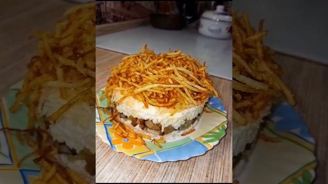 Что приготовить на Новый год. Блюдо Гнездо глухаря. смотреть онлайн