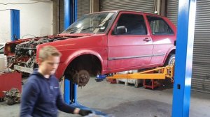 VW Golf MK2 1.8 GTI restoration part 2