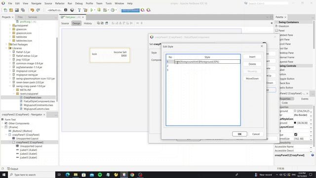 Java Swing Designing Dashboard Card UI With Glassmorphism Icon смотреть онлайн
