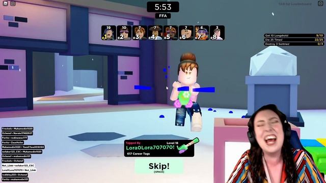 Roblox Big Paintball but I have SUPER SONIC HEARING!! смотреть онлайн