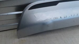 Mitsubishi Outlander III Митсубиси Аутлендер 3 2012 2015 НАКЛАДКА ЗАДНЕГО БАМПЕРА НИЖНЯЯ РЕСТАЙЛ 2