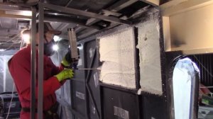 Утепление автодома из Икаруса Напыляемым Полиуретановым Утеплителем. Апрель 2020, DzyuBus.