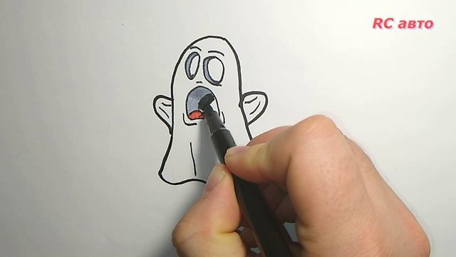 Как нарисовать привидение / how to draw a spook / рисунки для срисовки