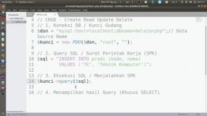 03 Operasi CRUD dengan PDO | Membuat Aplikasi Web Sederhana | PHP & MySQL