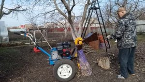 Измельчитель веток к мотоблоку