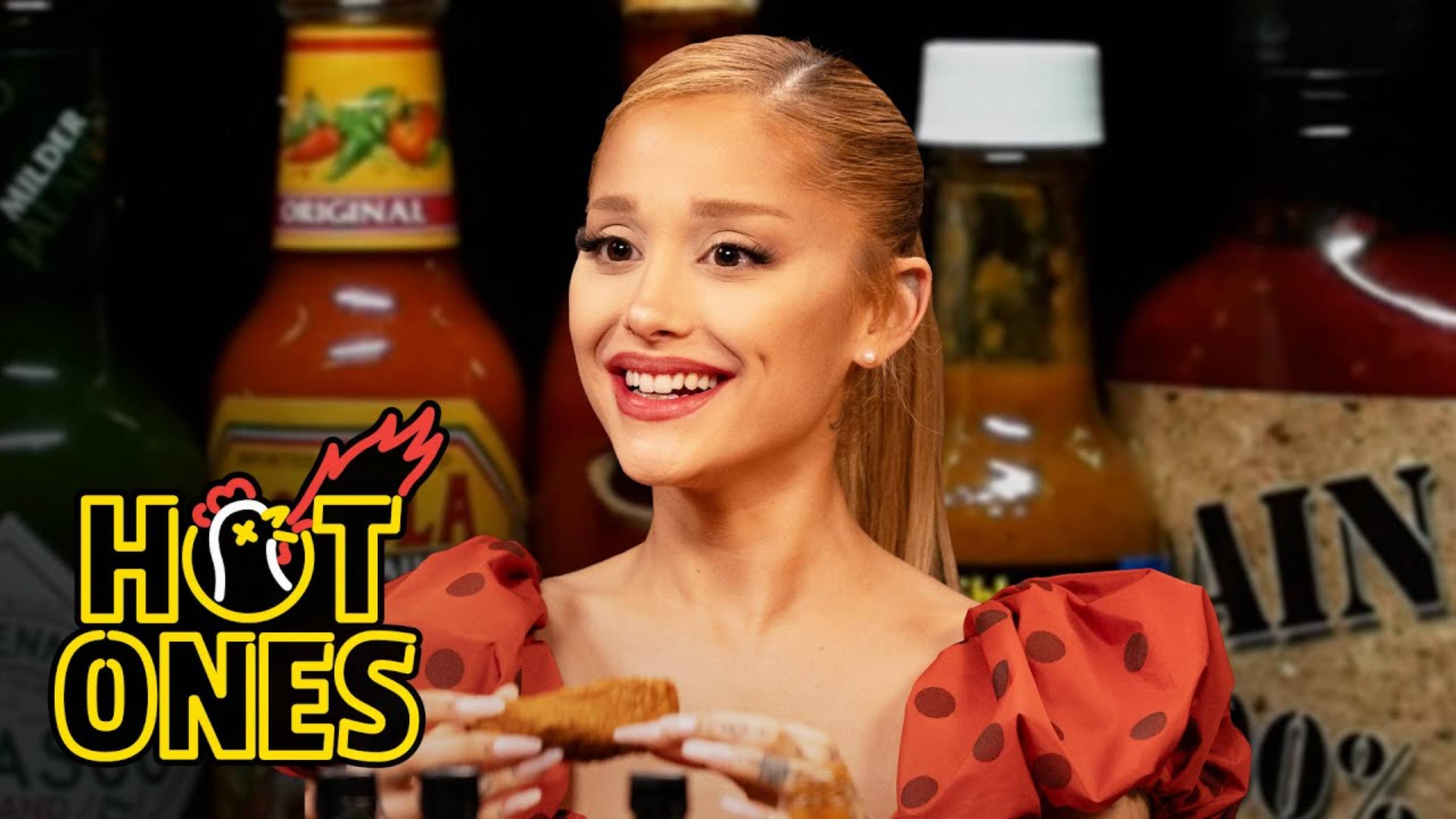 HOT ONES with Ariana Grande (ОЗВУЧКА - ENG)