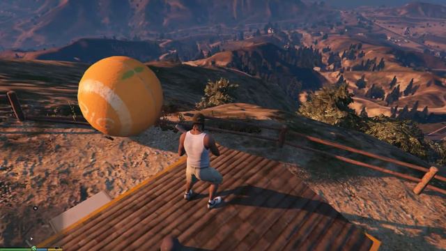 ПАСХАЛКА В GTA 5-БОЛЬШОЙ ОРАНЖЕВЫЙ ШАР смотреть онлайн