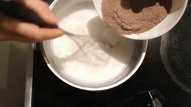 Шоколадная манная каша