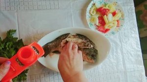 Диетический запечённый карась