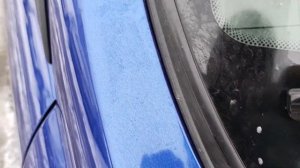 перед сдачей на замену лобового стекла, состояние Весты