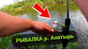 Рыбалка на спинниг р.Алатырь Нижегородская область.