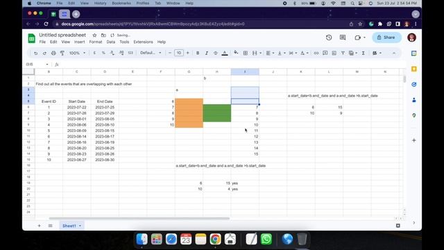 SQL Interview Question | How to identify Overlapping Date Events | Product Analytics Query