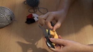 Птички из Помпонов *Снегирь и синица*/Поделки с детьми/Новогодний декор DIY